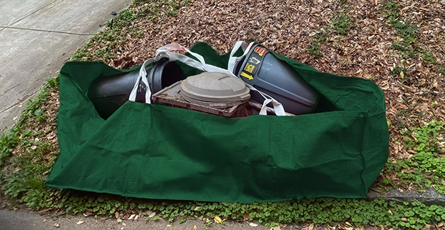 Full dumpster bag.